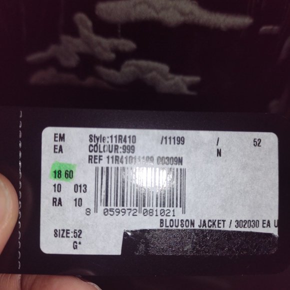 New with Tags EMPORIO Armani Bomber Jackets 42 - Picture 4 of 16